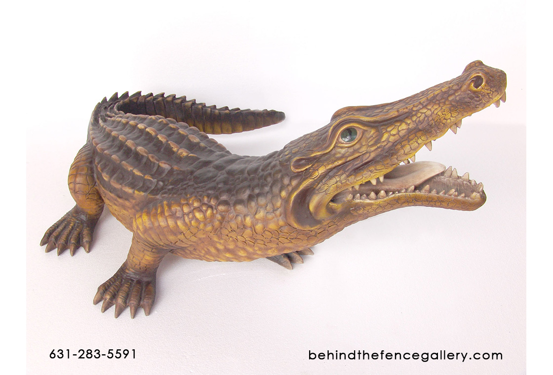 Crocodile Statue - 4 Ft Long Crocodile Statue - 4 Ft Long