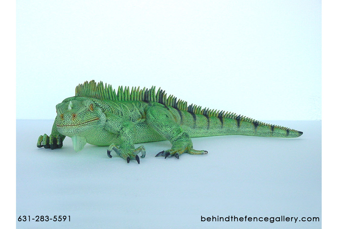 Green Iguana Statue - 3 Ft Green Iguana Statue - 3 Ft
