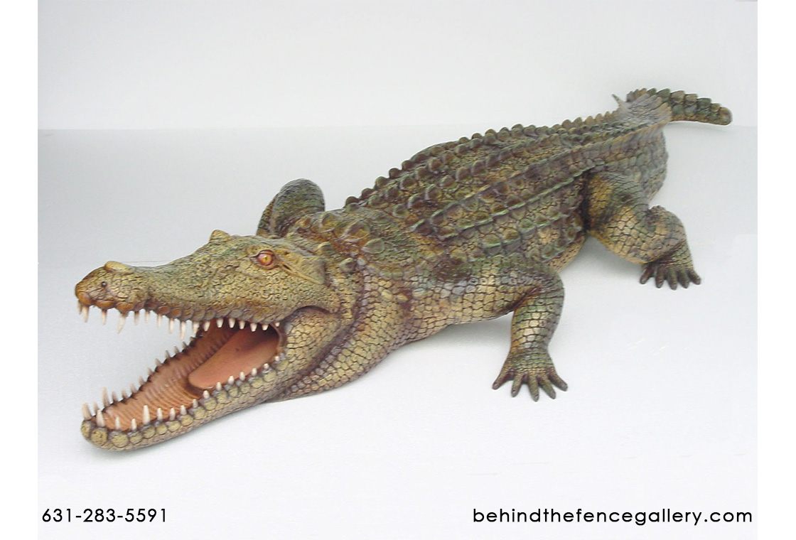 Nile Crocodile Statue - 10 ft. Nile Crocodile Statue - 10 ft.